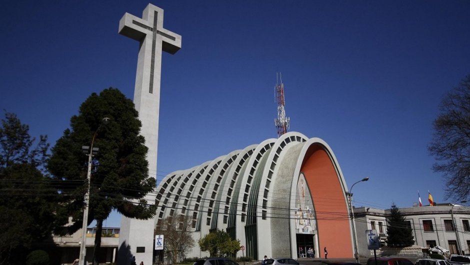 Catedral de Chillán, declarada Monumento Nacional el 29 de abril de 2015. 