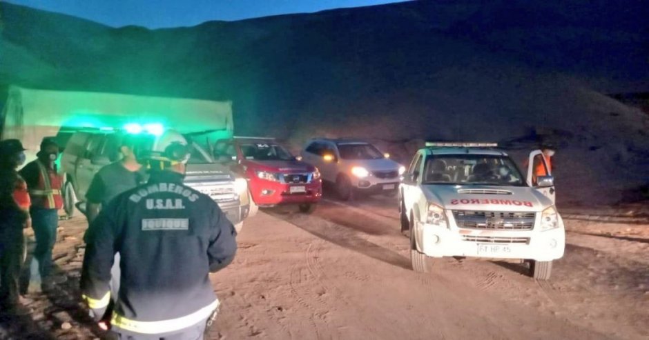 El adolescente se encontraba extraviado desde el fin de semana. (Foto:Bomberos de Chile)