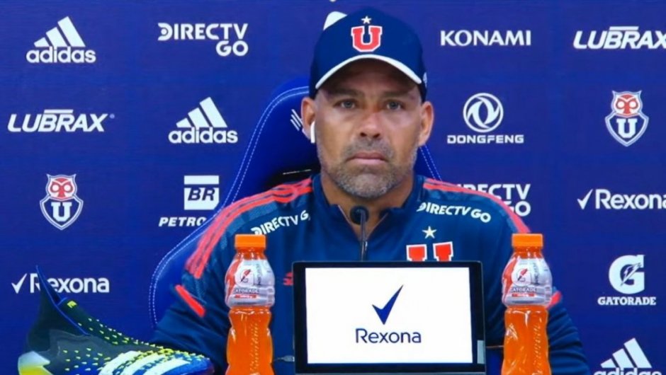 Rafael Dudamel, director técnico de la Universidad de Chile.